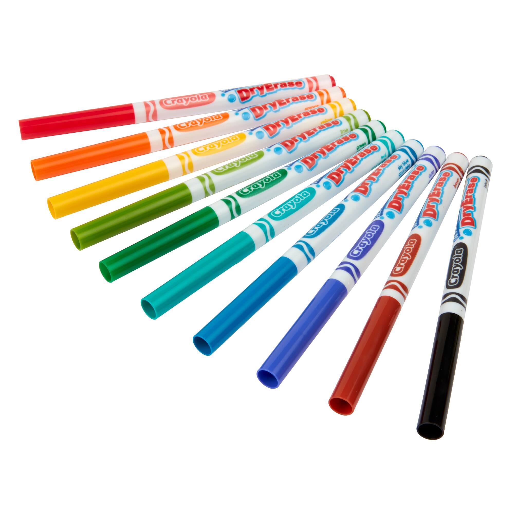 Crayola® Washable Dry Erase™ Slim Markers, 10ct.